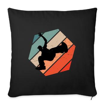 Breakdance Bboy Break Dance Hip Hop Hiphop - Housse de coussin décorative 45 x 45 cm - noir - Devant