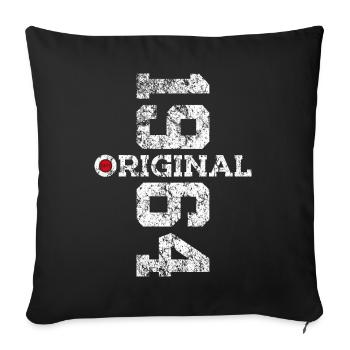 62E ANNIVERSAIRE ORIGINAL 1964 - Housse de coussin décorative 45 x 45 cm - noir - Devant