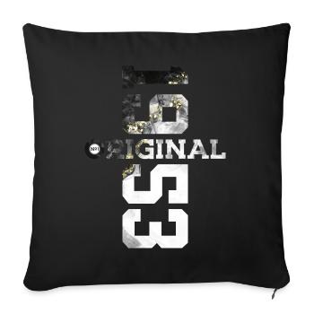 ORIGINAL 1953 COOL 73RD BIRTHDAY - Sofa pillowcase 17,3'' x 17,3'' (45 x 45 cm) - black - Front