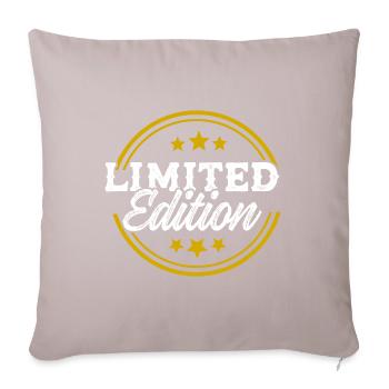 Limited Edition - Sofakissenbezug 45 x 45 cm - helles Taupe - Vorne