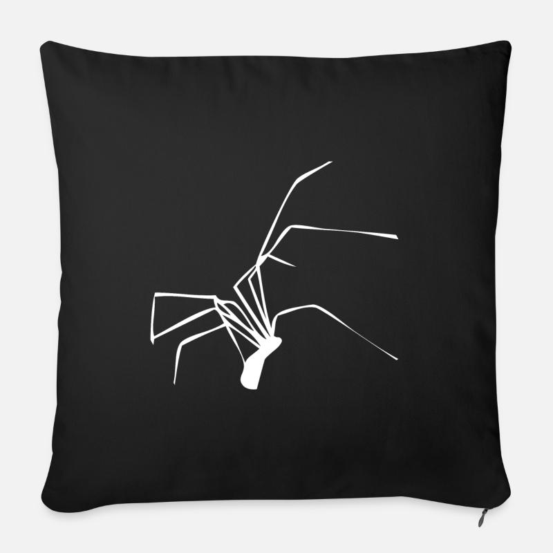 spinne - Sofakissenbezug 45 x 45 cm - Schwarz
