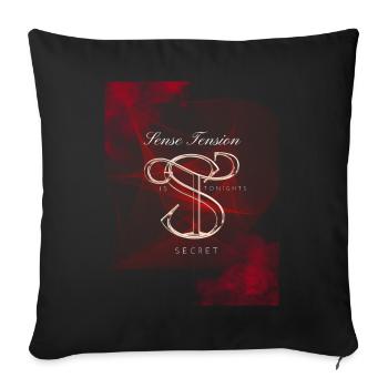 Sense Tension Design - Sofakissenbezug 45 x 45 cm - Schwarz - Vorne