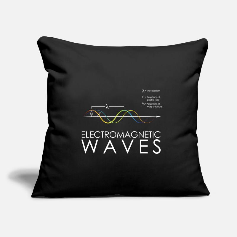 Physics Electromagnetic waves Sofa pillowcase 17,3'' x 17,3'' (45 x 45 cm)