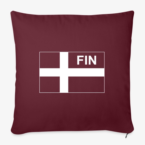 Finnish Tactical Flag FINLAND - Soumi - FIN - Soffkuddsöverdrag, 45 x 45 cm