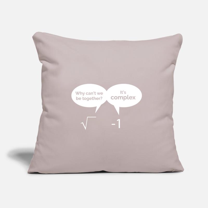 Math is complex Sofa pillowcase 17,3'' x 17,3'' (45 x 45 cm)