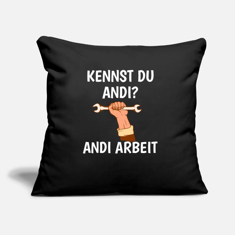 Kennst du Andi Andi Arbeit Sofakissenbezug 45 x 45 cm