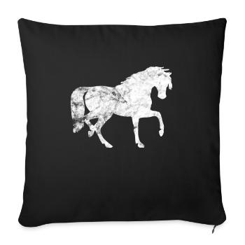 pony - Sofa pillowcase 17,3'' x 17,3'' (45 x 45 cm) - black - Front