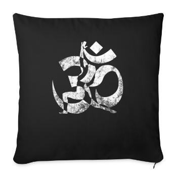 Zen Buddism - Sofa pillowcase 17,3'' x 17,3'' (45 x 45 cm) - black - Front