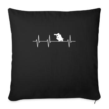 Photographe drôle de cadeau photographier - Housse de coussin décorative 45 x 45 cm - noir - Devant