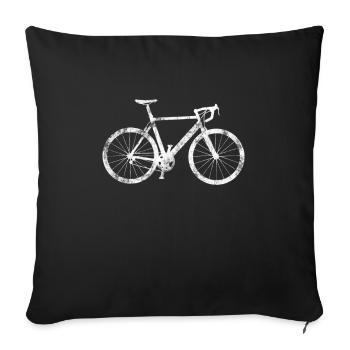 coureur - Housse de coussin décorative 45 x 45 cm - noir - Devant