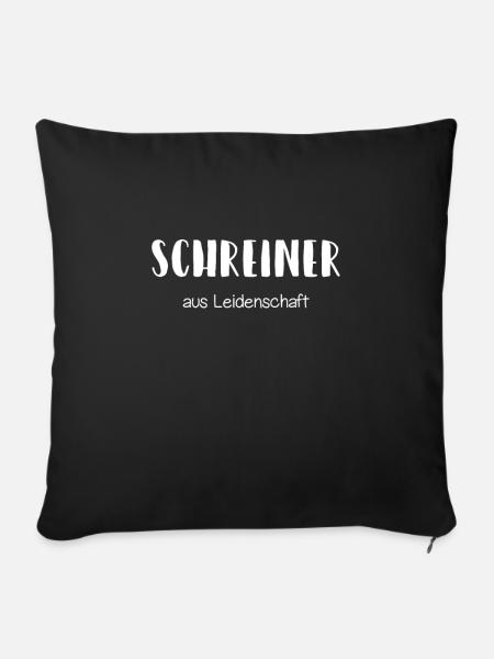 Schreiner - Sofakissenbezug 45 x 45 cm - Schwarz