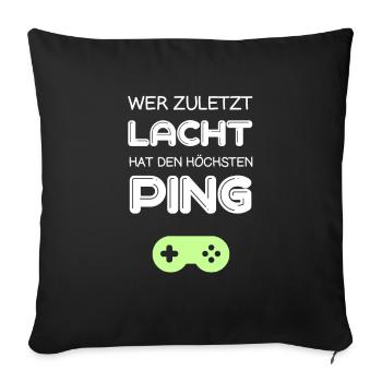 Gaming Console Computer - Sofa pillowcase 17,3'' x 17,3'' (45 x 45 cm) - black - Front