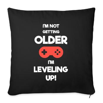 Gaming - Sofakissenbezug 45 x 45 cm - Schwarz - Vorne