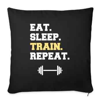 aptitude - Housse de coussin décorative 45 x 45 cm - noir - Devant
