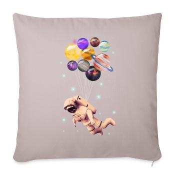 Planetary Astronauts - Sofa pillowcase 17,3'' x 17,3'' (45 x 45 cm) - light taupe - Front