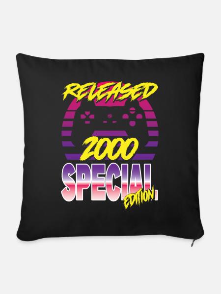 Released 2000 Special Edition - Sofakissenbezug 45 x 45 cm - Schwarz