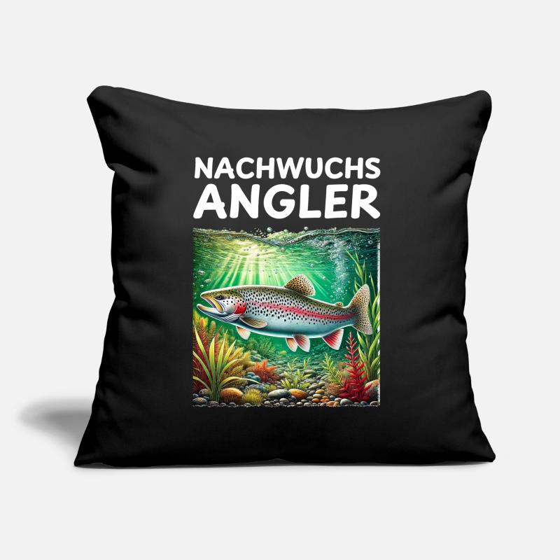 Forelle Kinder Angler Geschenk Sofakissenbezug 45 x 45 cm