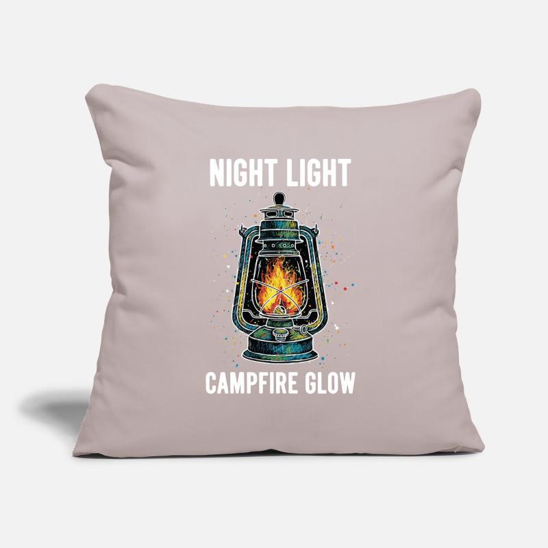 Night Light Campfire Glow Lantern Sofa pillowcase 17,3'' x 17,3'' (45 x 45 cm)