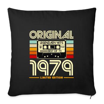 Original 1979 Édition Limitée - Housse de coussin décorative 45 x 45 cm - noir - Devant