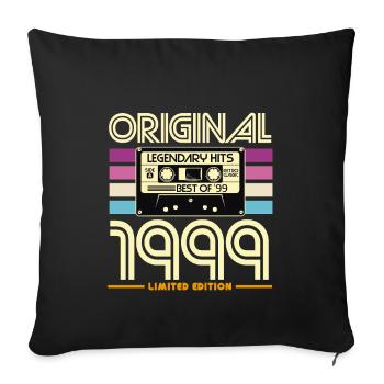 Original 1999 Edition Limitée - Housse de coussin décorative 45 x 45 cm - noir - Devant
