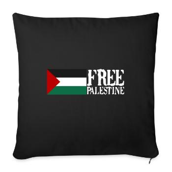 Mohammed Gaza strip Israel Free Palestine - Sofa pillowcase 17,3'' x 17,3'' (45 x 45 cm) - black - Front