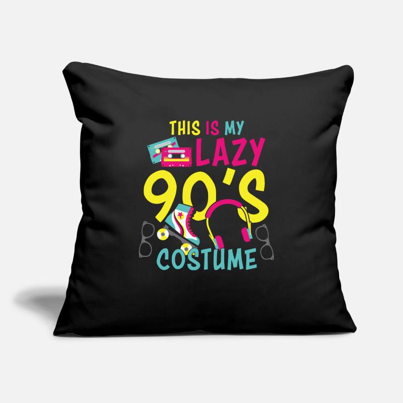 90s Nineties Theme Party Retro Sofa pillowcase 17,3'' x 17,3'' (45 x 45 cm)