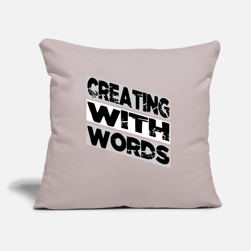 creative projects writing techniques funny happy Sofakissenbezug 45 x 45 cm