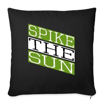 geek beach volleyball skills - Sofakissenbezug 45 x 45 cm - Schwarz - Vorne