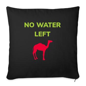 Animal lover and climate activist - Sofa pillowcase 17,3'' x 17,3'' (45 x 45 cm) - black - Front