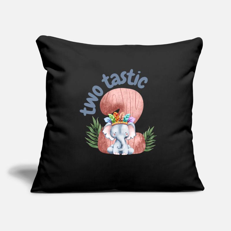 Two Tastic Elefant Safariparty Sofakissenbezug 45 x 45 cm