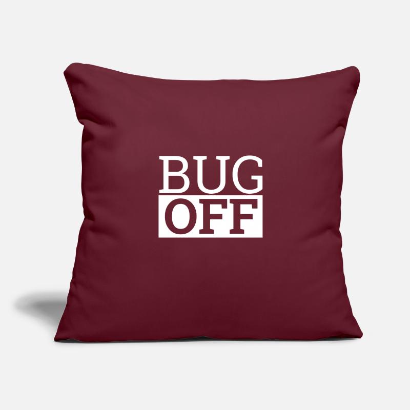 "Bug Off" | Programmer Sofakissenbezug 45 x 45 cm