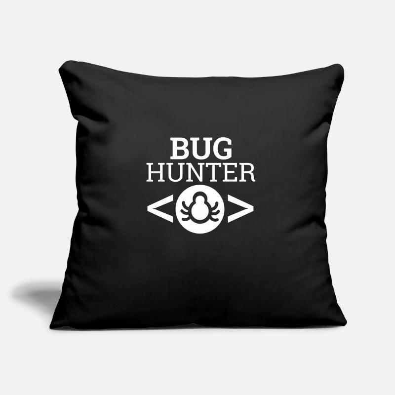 "Bug Hunter" | Informatik, Programmierer Sofakissenbezug 45 x 45 cm