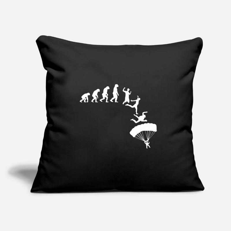 Evolution Fallschirmspringer Skydiver Geschenk Sofakissenbezug 45 x 45 cm