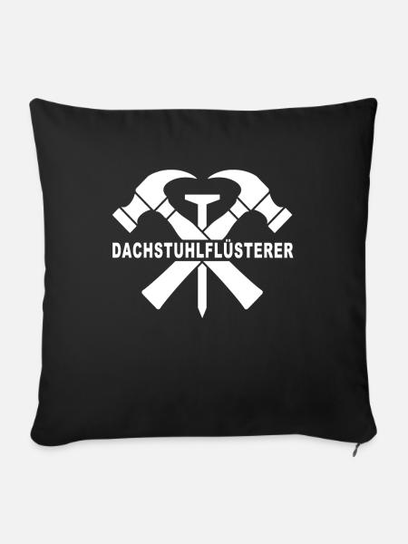 Dachdecker Handwerker Dachdecken - Sofakissenbezug 45 x 45 cm - Schwarz