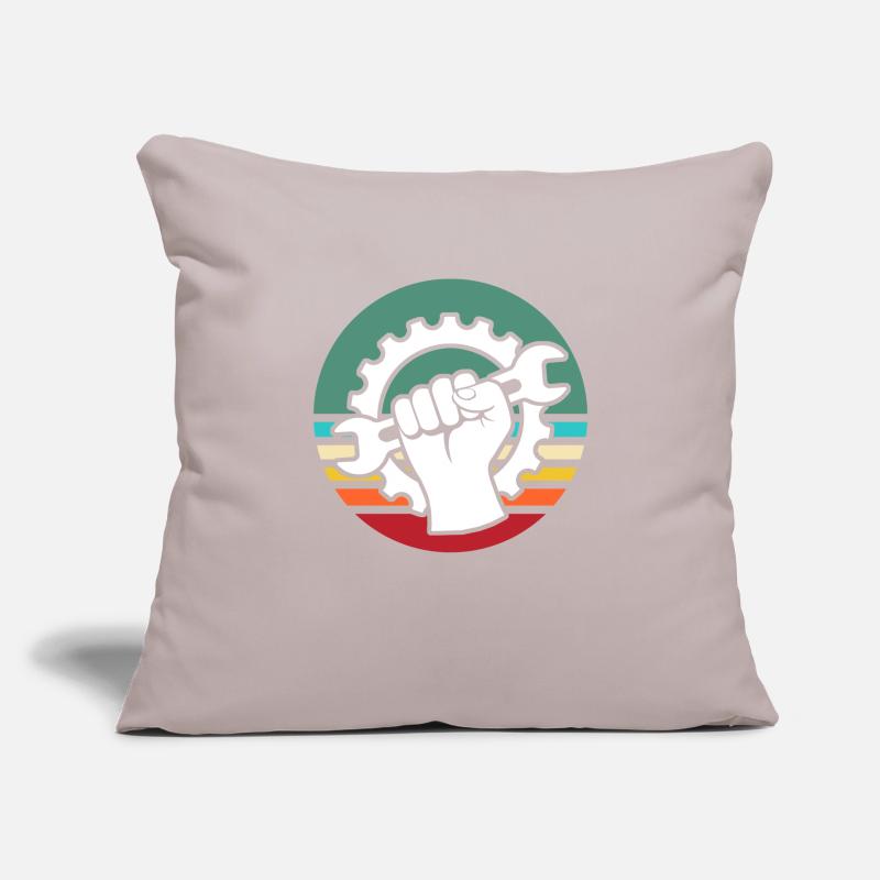 Machinist Machine Operator Machinists Sofa pillowcase 17,3'' x 17,3'' (45 x 45 cm)