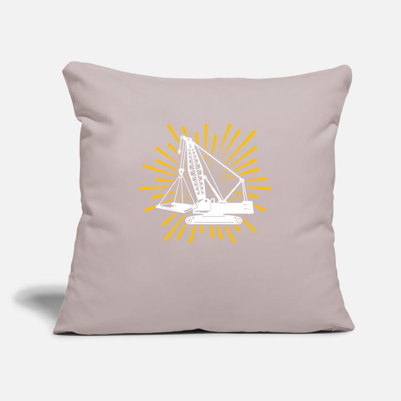 Crane Operator Crane Crane Driver Sofa pillowcase 17,3'' x 17,3'' (45 x 45 cm)
