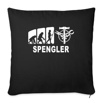 Bauspengler Evolution Spengler - Housse de coussin décorative 45 x 45 cm - noir - Devant
