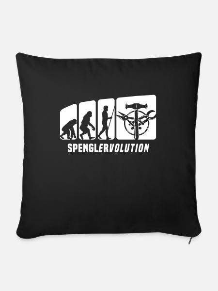 Bauspengler Evolution Spengler - Sofakissenbezug 45 x 45 cm - Schwarz