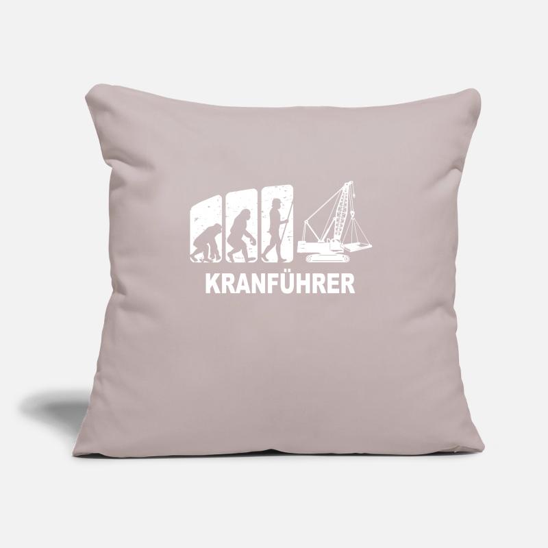 Kranfahrer Evolution Kranführer Kran Sofakissenbezug 45 x 45 cm