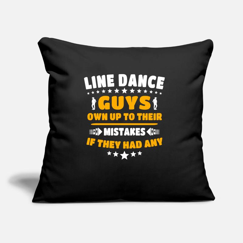Line Dance Line Dancing Sofakissenbezug 45 x 45 cm