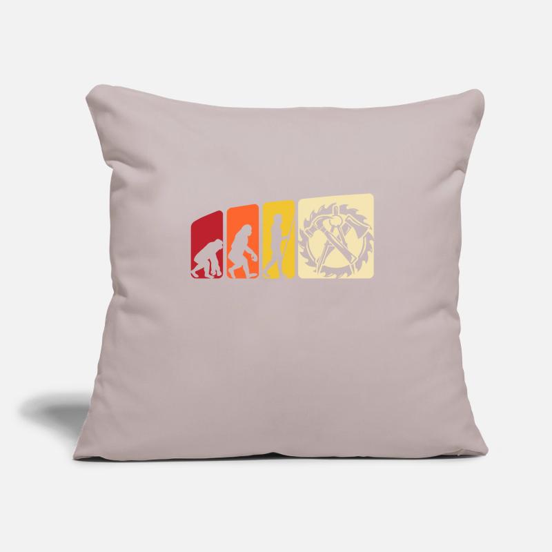 Charpentier Zimmermann Evolution Housse de coussin décorative 45 x 45 cm
