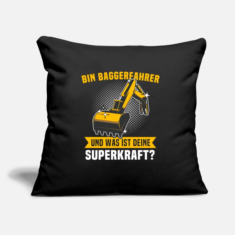 Baggerfuehrer Baggerfahrer Sofakissenbezug 45 x 45 cm