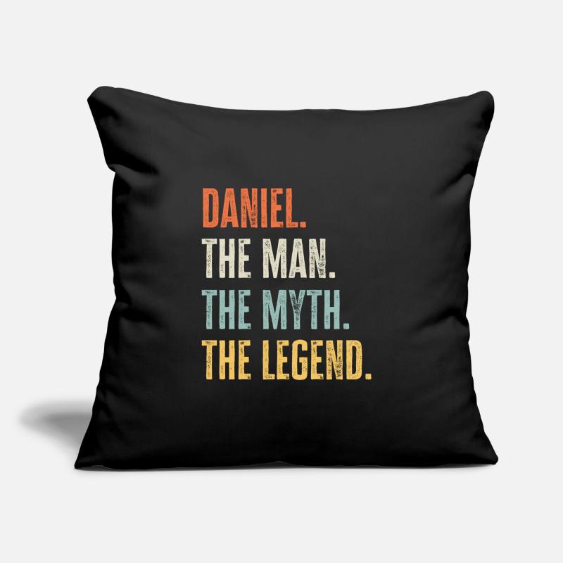 Daniel, Mann Mythos Legende, lustig Bester Name Daniel Sofakissenbezug 45 x 45 cm