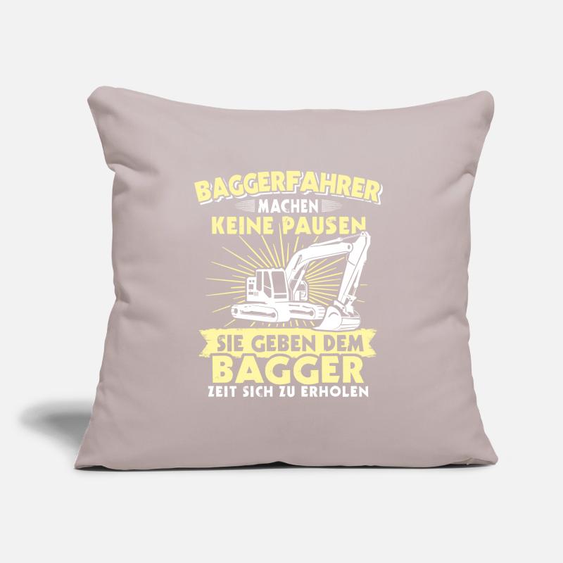 Baggerführer Bagger Baggerfahrer Sofakissenbezug 45 x 45 cm