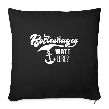 Boltenhagen Proverbs - Sofa pillowcase 17,3'' x 17,3'' (45 x 45 cm) - black - Front