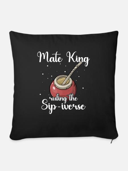 Mate Tee - Sofakissenbezug 45 x 45 cm - Schwarz