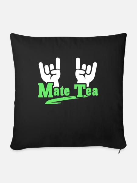 Mate Tee - Sofakissenbezug 45 x 45 cm - Schwarz