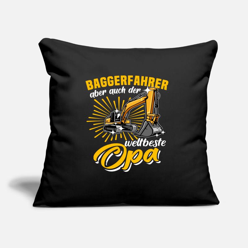 Opa Baggerfahrer Sofakissenbezug 45 x 45 cm