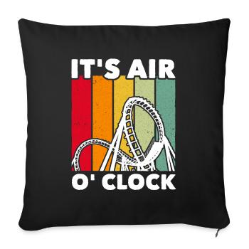 Achterbahn Roller Coaster - Sofa pillowcase 17,3'' x 17,3'' (45 x 45 cm) - black - Front