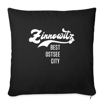 Zinnowitz Zinnowitzer - Sofakissenbezug 45 x 45 cm - Schwarz - Vorne